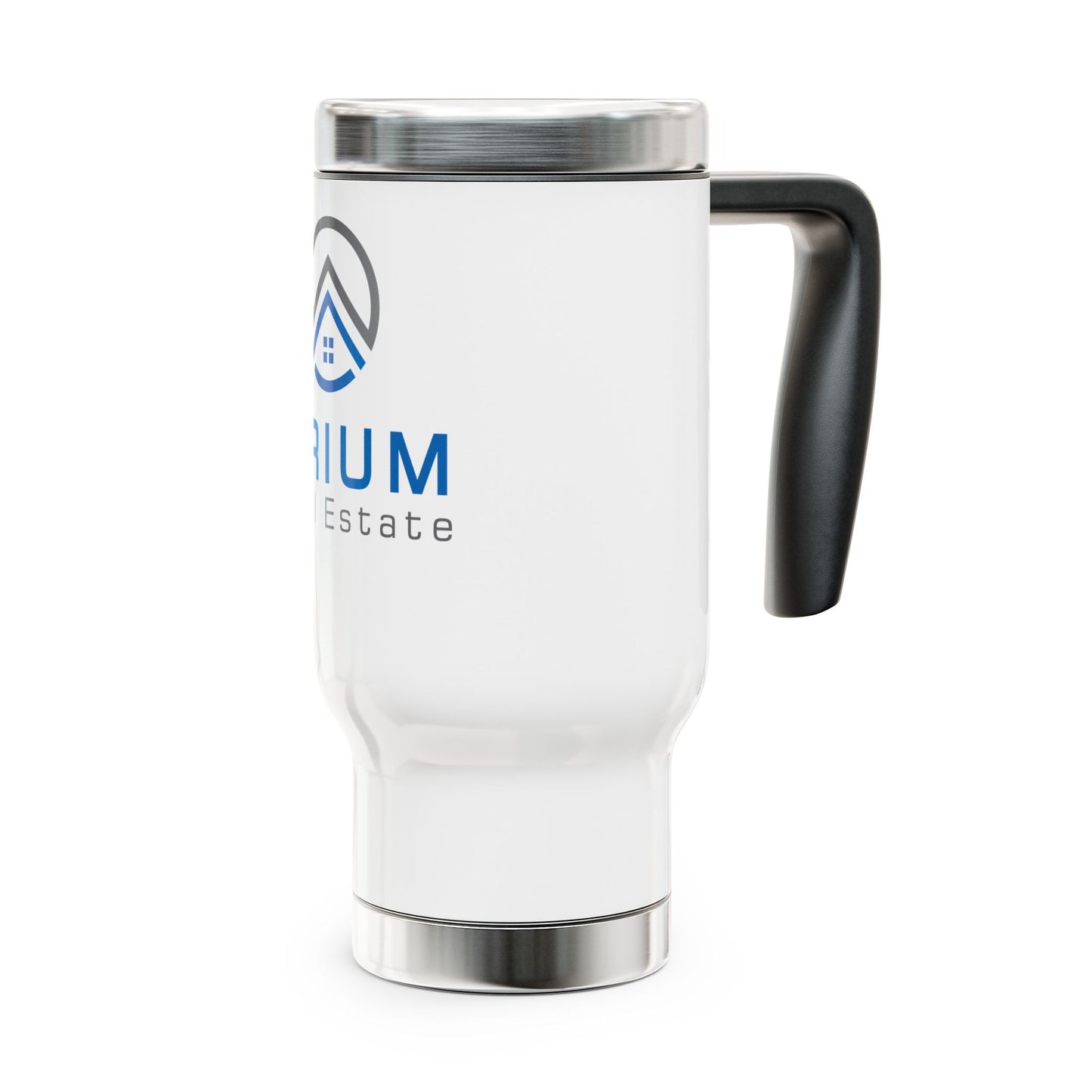 Stainless Steel Travel Mug with Handle, 14oz